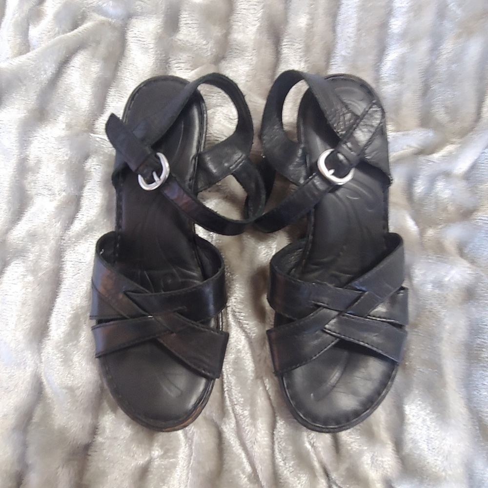 Born brand black sandals